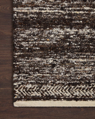 Loloi Reyla RLA-01 Mocha / Ivory Area Rug Corner Image