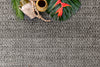Loloi Rey REY-02 Ivory/Charcoal Area Rug by Justina Blakeney Close Up Featured
