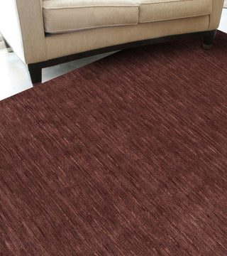 Dalyn Rafia RF100 Plum Area Rug Lifestyle Image Feature