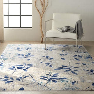 Calvin Klein CK001 River Flow RFV03 Beige/Navy Area Rug