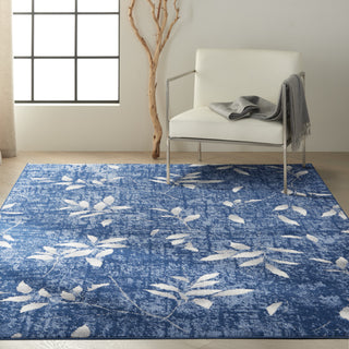 Calvin Klein CK001 River Flow RFV03 Navy Ivory Area Rug