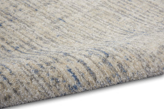 Calvin Klein CK001 River Flow RFV04 Beige Grey Area Rug Room Scene Feature