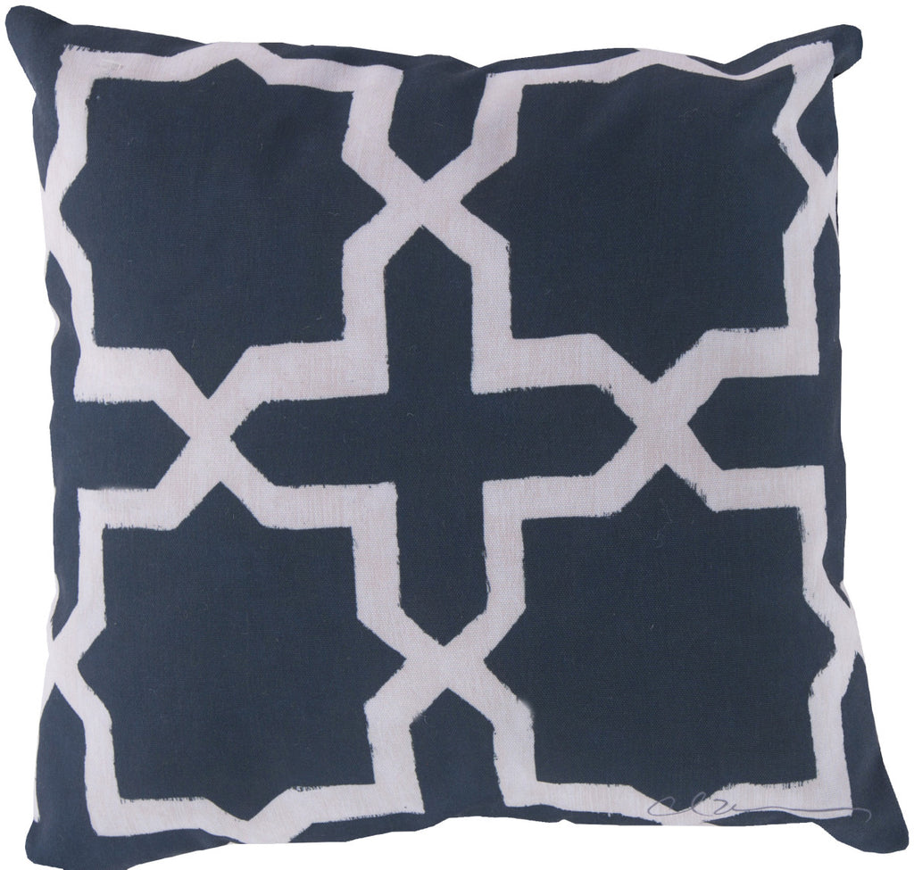 Surya Rain Striking Star RG-009 Pillow 18 X 18 X 4 Poly filled