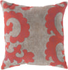 Surya Rain Statuesque Scroll RG-019 Pillow 20 X 20 X 5 Poly filled
