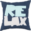 Surya Rain Just Relax RG-095 Pillow 18 X 18 X 4 Poly filled