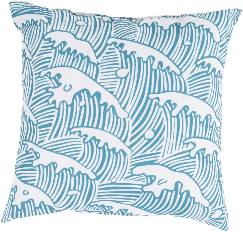 Surya Rain Washed by the Waves RG-098 Pillow 18 X 18 X 4 Poly filled