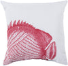 Surya Rain Flawless Fish RG-104 Pillow 26 X 26 X 5 Poly filled