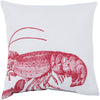 Surya Rain Lovely Lobster RG-105 Pillow 26 X 26 X 5 Poly filled