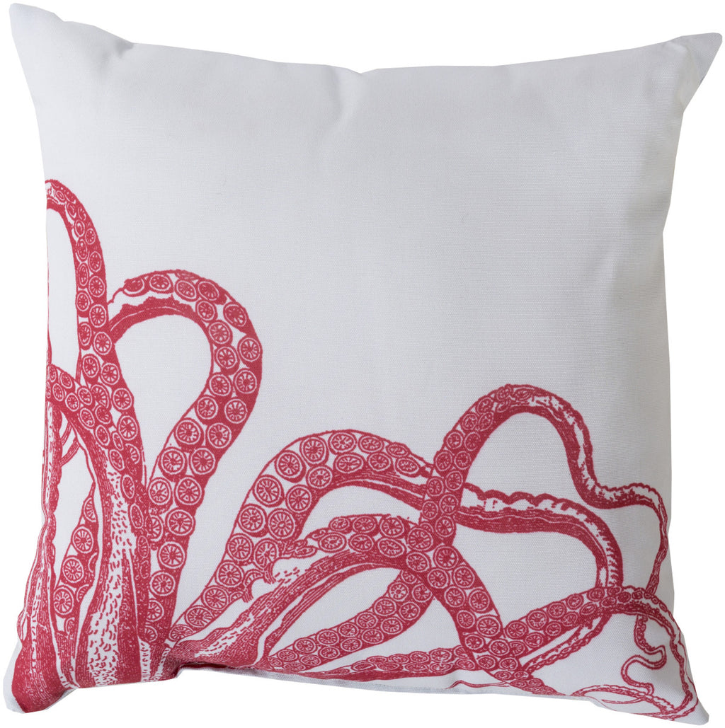 Surya Rain Eye Catching Octopus RG-106 Pillow 18 X 18 X 4 Poly filled