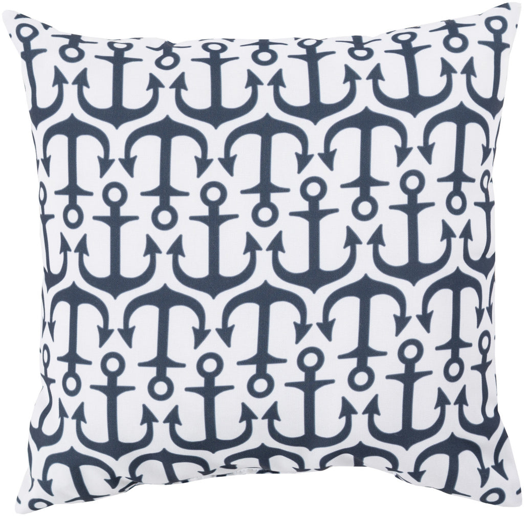 Surya Rain Alluring Anchor RG-115 Pillow 18 X 18 X 4 Poly filled