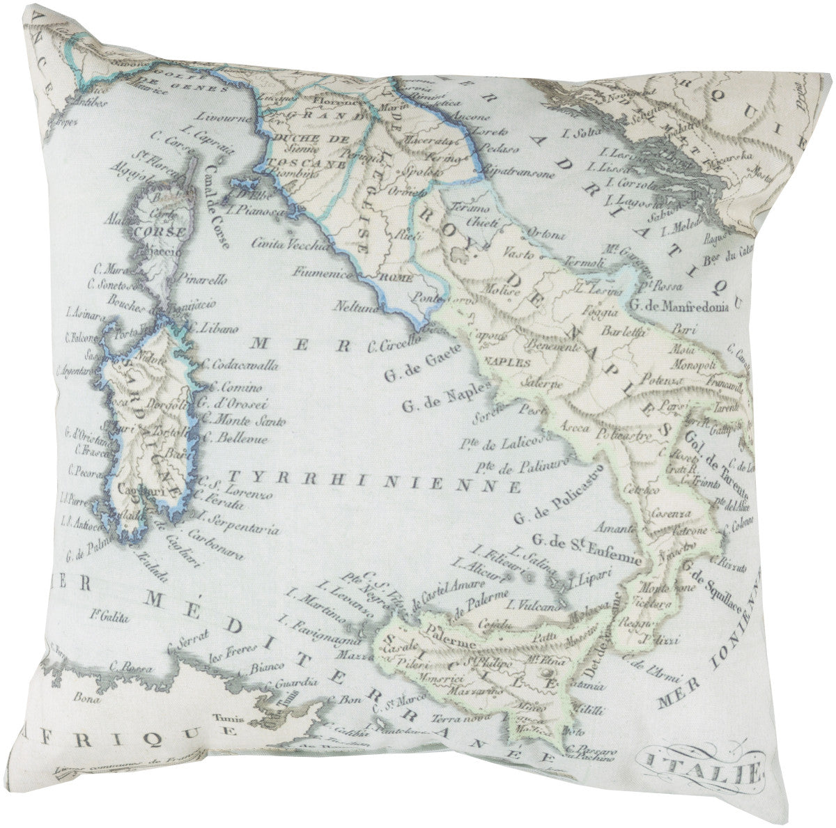 Surya Rain Mapped in Magnificence RG-128 Pillow