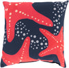 Surya Rain Striking Series of Starfish RG-142 Pillow 18 X 18 X 4 Poly filled