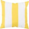 Surya Rain Awning Stripe Lemon Outdoor RG-157 Pillow 18 X 18 X 4 Poly filled