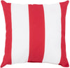 Surya Rain Awning Stripe Crimson Outdoor RG-160 Pillow