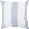 Surya Rain Awning Stripe Dove Outdoor RG-161 Pillow 18 X 18 X 4 Poly filled