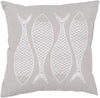 Surya Rain Fabulous Fish RG-170 Pillow 20 X 20 X 5 Poly filled