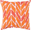 Surya Rain Arrow Outdoor Tangerine RG-174 Pillow 26 X 26 X 5 Poly filled