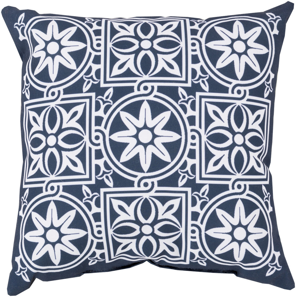 Surya Rain Multi Tile Moroccan RG-175 Pillow 18 X 18 X 4 Poly filled