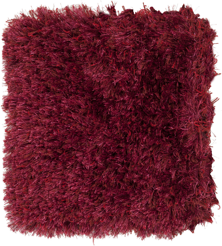 Surya Rhapsody RHA-1005 Cherry Shag Weave Area Rug 16'' Sample Swatch