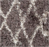 Surya Rhapsody RHA-1023 Charcoal Shag Weave Area Rug 16'' Sample Swatch