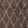 Surya Rhapsody RHA-1024 Chocolate Shag Weave Area Rug Sample Swatch