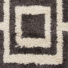 Surya Rhapsody RHA-1025 Charcoal Shag Weave Area Rug Sample Swatch