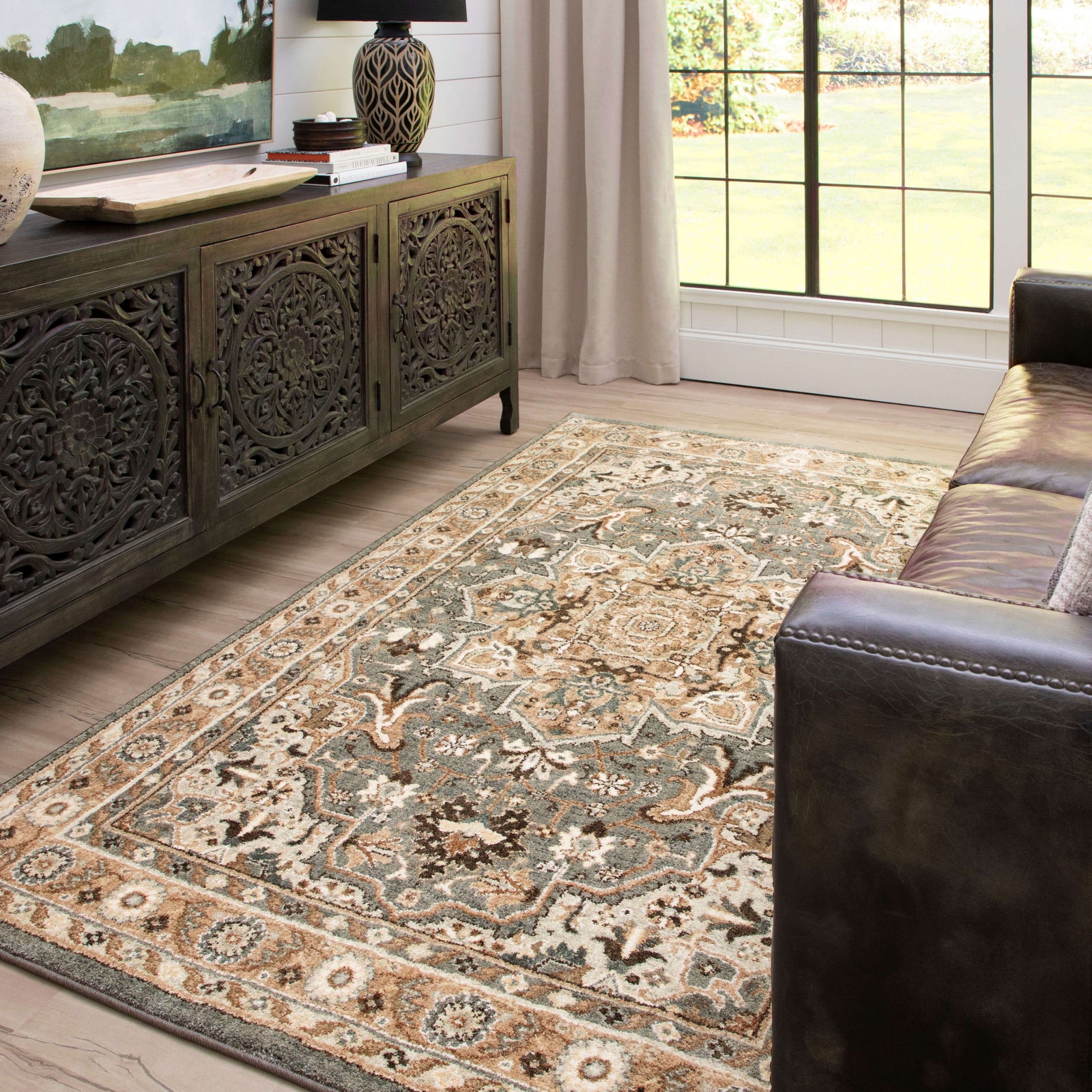 Karastan Euphoria Rhodes Ash Grey Area Rug – Incredible Rugs and Decor