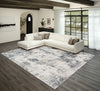 Dalyn Rhodes RR1 Gray Area Rug Room Image Feature