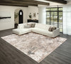 Dalyn Rhodes RR4 Taupe Area Rug Room Image Feature