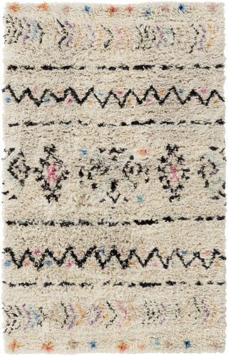 Surya Riad RID-3003 White Area Rug by DwellStudio 6' X 9'