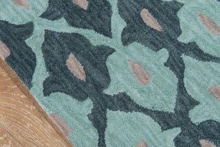 Momeni Rio RIO-2 Teal Area Rug Closeup