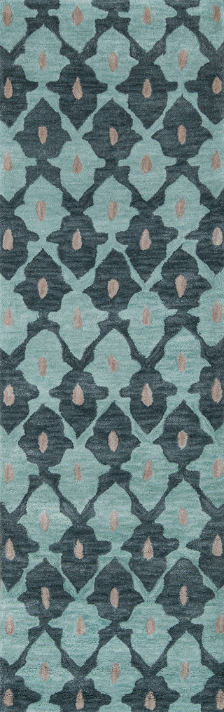 Momeni Rio RIO-2 Teal Area Rug Runner