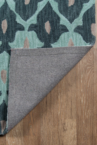 Momeni Rio RIO-2 Teal Area Rug Room Scene