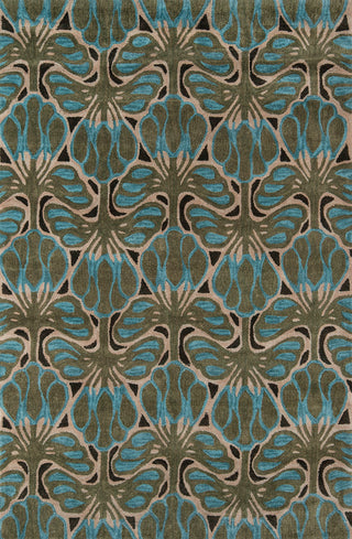 Momeni Rio RIO-3 Teal Area Rug 