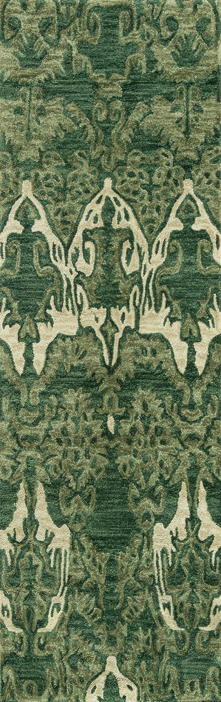 Momeni Rio RIO-4 Green Area Rug Runner Image