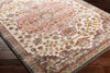 Surya Rio RIO-2313 Peach White Charcoal Rust Sage Camel Area Rug Corner Image