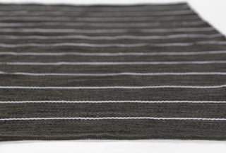 Momeni River RIV-2 Black Area Rug by Erin Gates Round Image