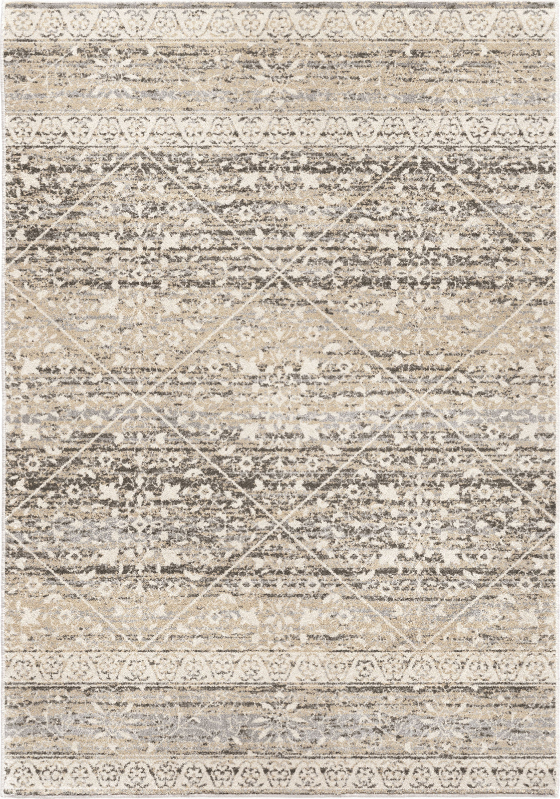 Orian Rugs Riverstone Henderson Light Grey Area Rug by Palmetto Living