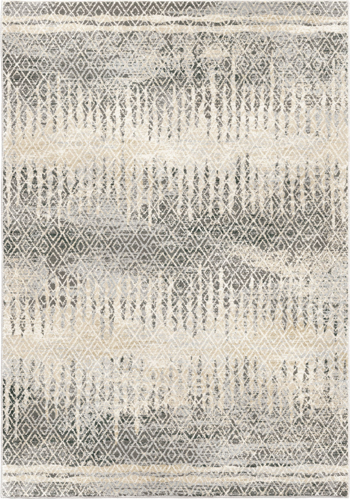 Orian Rugs Riverstone Pinnacle Cloud Grey Area Rug by Palmetto Living
