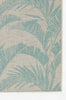Momeni Riviera RV-01 Aqua Area Rug Corner Image