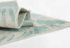 Momeni Riviera RV-01 Aqua Area Rug Round Image