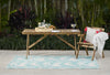 Momeni Riviera RV-01 Aqua Area Rug Lifestyle Image Feature