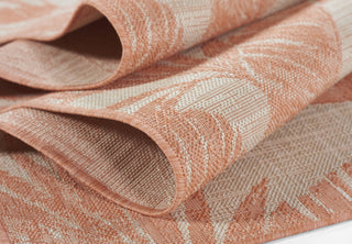 Momeni Riviera RV-01 Coral Area Rug Round Image