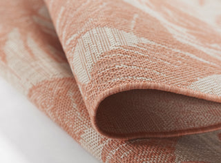 Momeni Riviera RV-01 Coral Area Rug Round Image