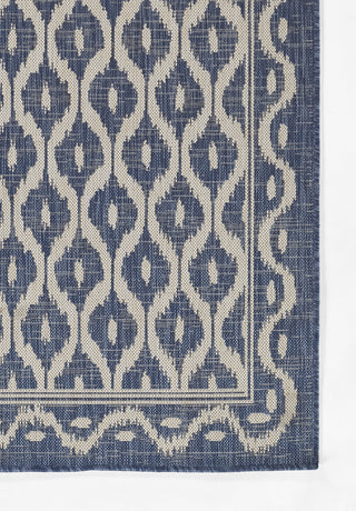 Momeni Riviera RV-02 Blue Area Rug Corner Image