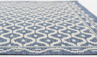 Momeni Riviera RV-02 Blue Area Rug Close up