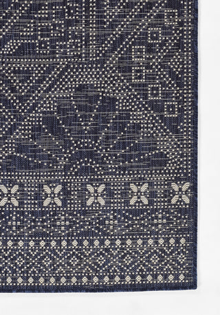 Momeni Riviera RV-03 Navy Area Rug Corner Image