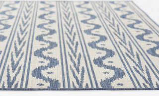 Momeni Riviera RV-05 Blue Area Rug Close up