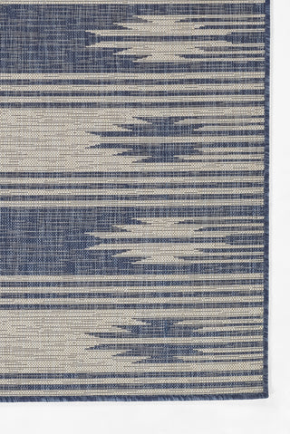 Momeni Riviera RV-07 Blue Area Rug Corner Image