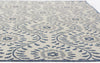 Momeni Riviera RV-09 Blue Area Rug Close up